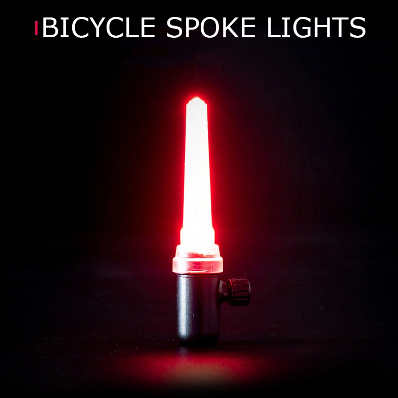 Lumière LED X Roue Vélo Avertisseur Rayons Vélo Voyant Nocturne Nuit  Sécurité