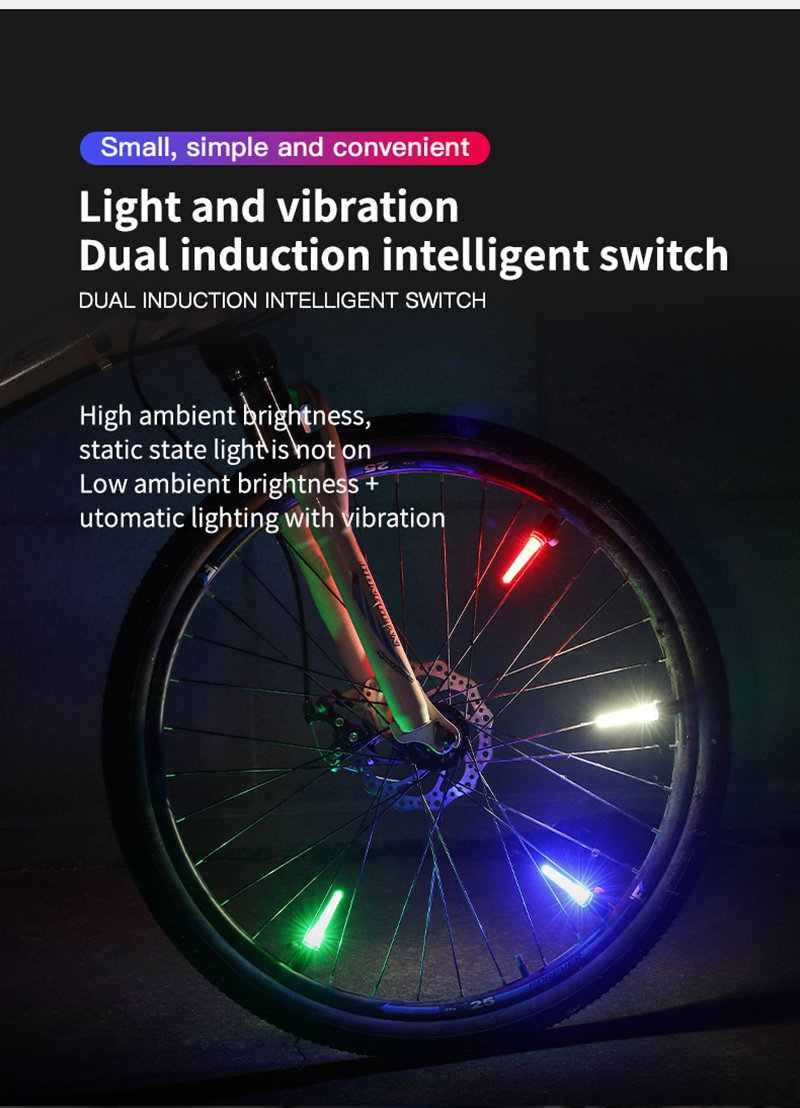 Light Ride Smart Bicycle Spoke Light Night Riding Temu