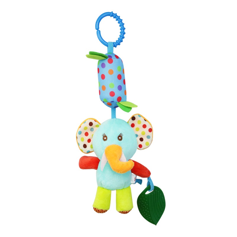 2 Packs Baby Rattles Wind Chime Toys, Hanging Stroller Toys Car