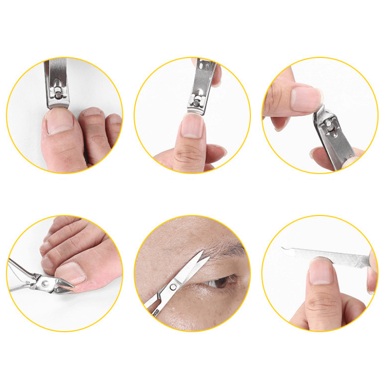 Manicure Pedicure Set Nail Clippers 12 Piece Stainless Steel Manicure Kit Tools For Nail Cutter Kits Includes Cuticle Remover With Portable Travel Case | Check Out Today's Deals Now | Temu Manicure Pedicure Set Nail Clippers 12 Piece Stainless Steel Manicure Kit Tools For Nail Cutter Kits Includes Cuticle Remover With Portable Travel Case | Check Out Today's Deals Now | Temu