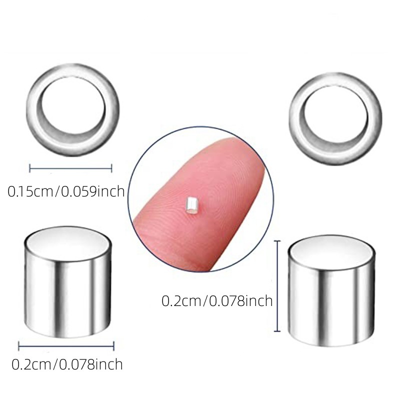 Environmentally Friendly Lead-free Copper Ball Crimp End Beads Stopper  Spacer Beads for Diy Jewelry Making Findings Accessories