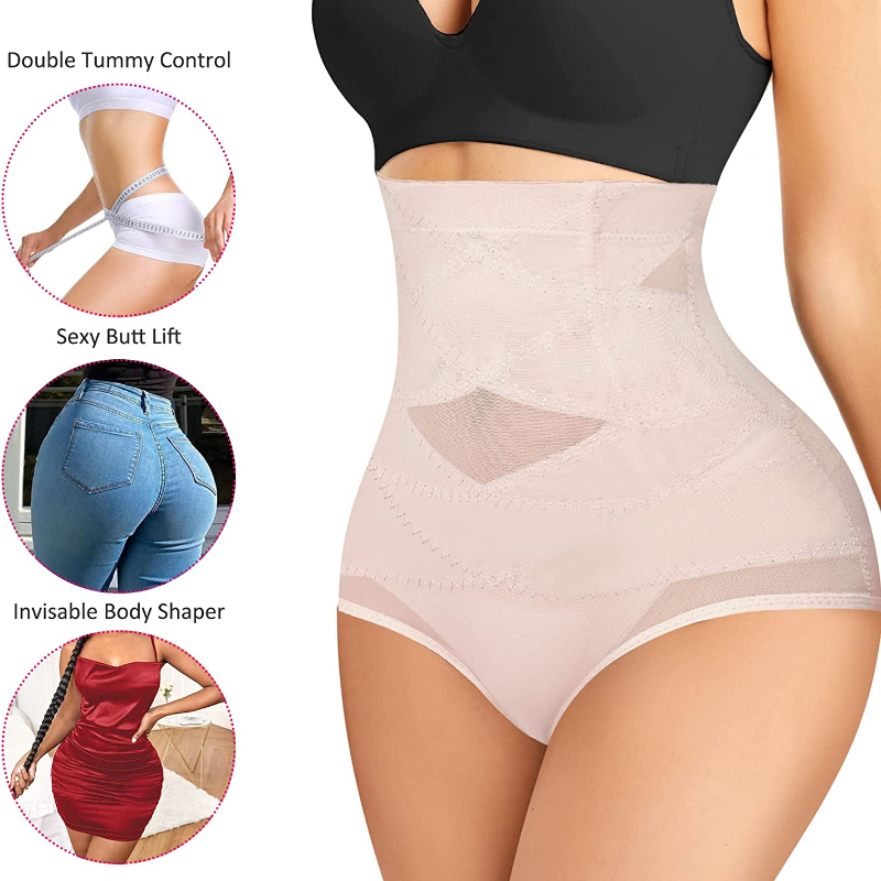 Womens Shapewear Tummy Control Hi-Waist Full Body Shaper Butt