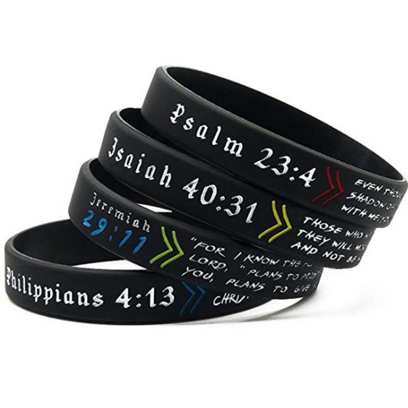 Bracelets with bible on sale verses on them