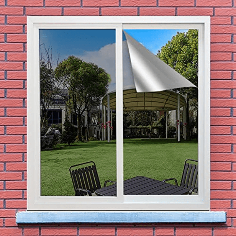 Window Privacy Film, Window Tint for Home Sun Blocking Blackout and UV  Protection, One-Way Privacy Mirror Reflective Film,Explosion-Proof Premium  PET