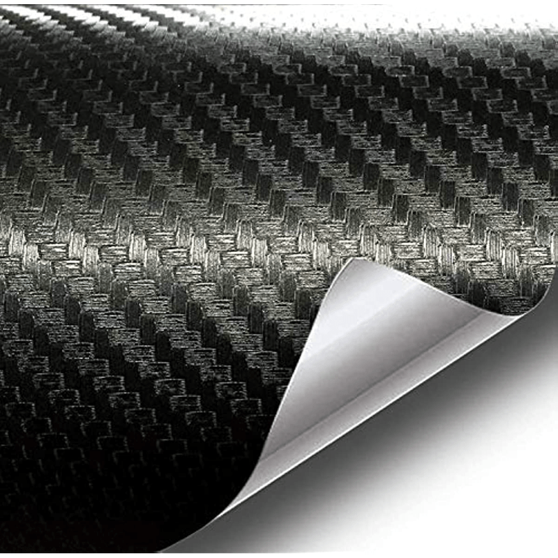 

Black Carbon Fiber Film, Waterproof Carbon Fiber Car Stickers, Twill Weave Vinyl Sheet Roll Wrap Diy Decals