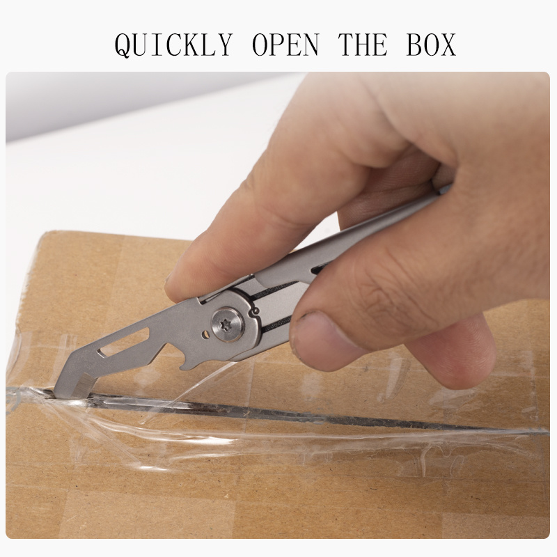 MINI Retractable Utility Knife, Stainless Steel Mini Box Cutter