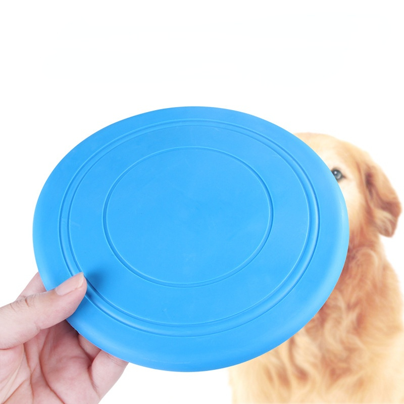 1pc Silicone Dog Flying Disc Soft Pet Flyer Toy for Small Medium Dogs