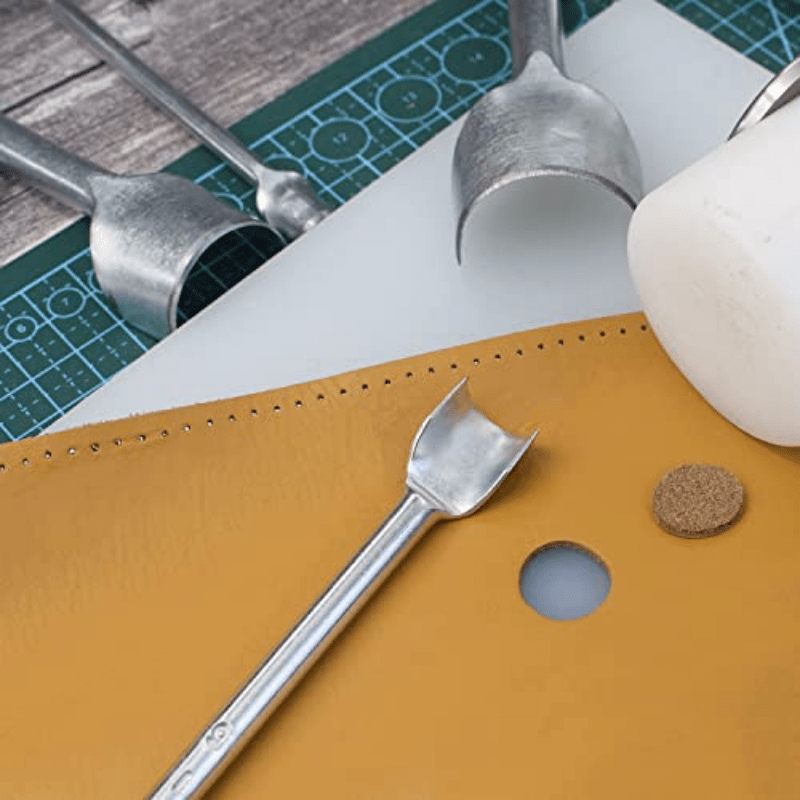 U-shaped Semicircle Corner Punch Round Edge Leather Leathercraft Strap  Sharp Cutter Tool Craft, American Style 