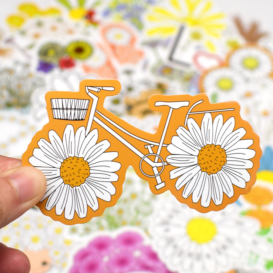 Daisy Flower Sticker Daisy Bouquet Daisy Stickers Cute Stickers