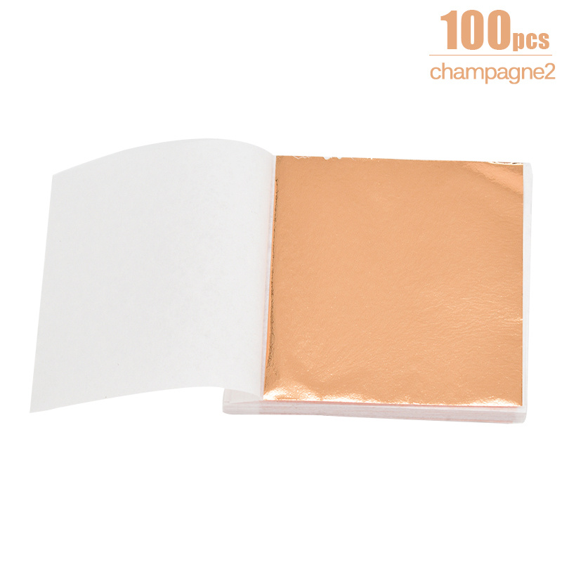 Bearachild 100 Uds. Hoja de papel de aluminio para pared de oficina en  casa, caja de regalo de papel de cobre dorado DIY, decoración de caja  Artesanía papel de aluminio dorado