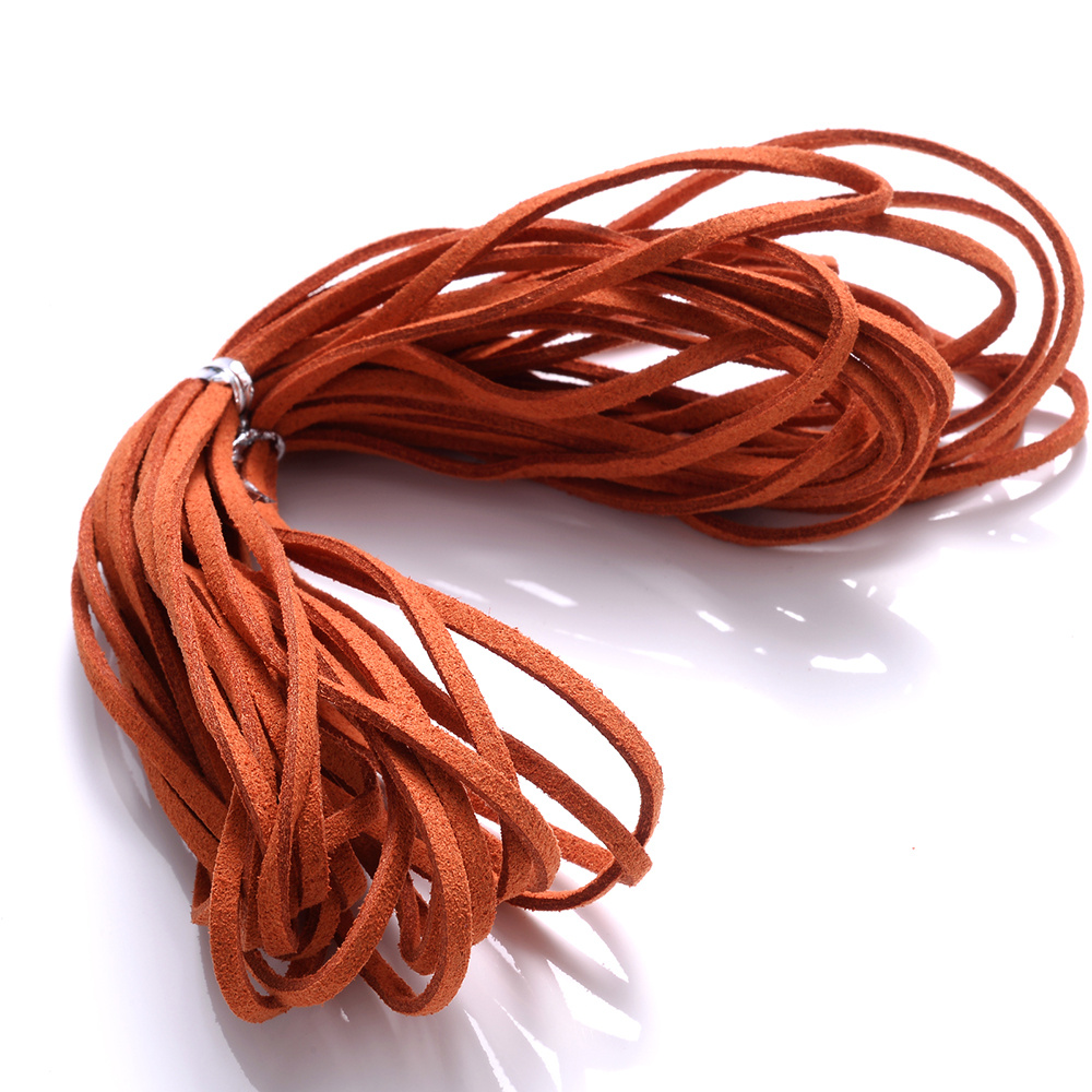 Flat Faux Suede Leather Cord Velvet Jewellery Making Bracelet String Thread