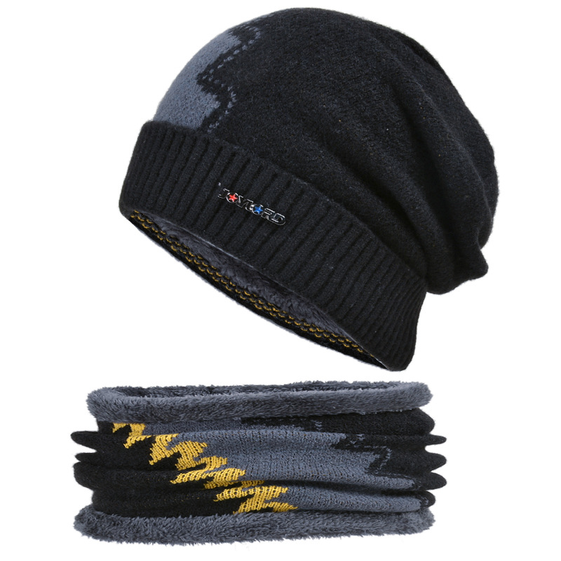 Men's Fleece Warm Neck Set for Autumn/Winter
