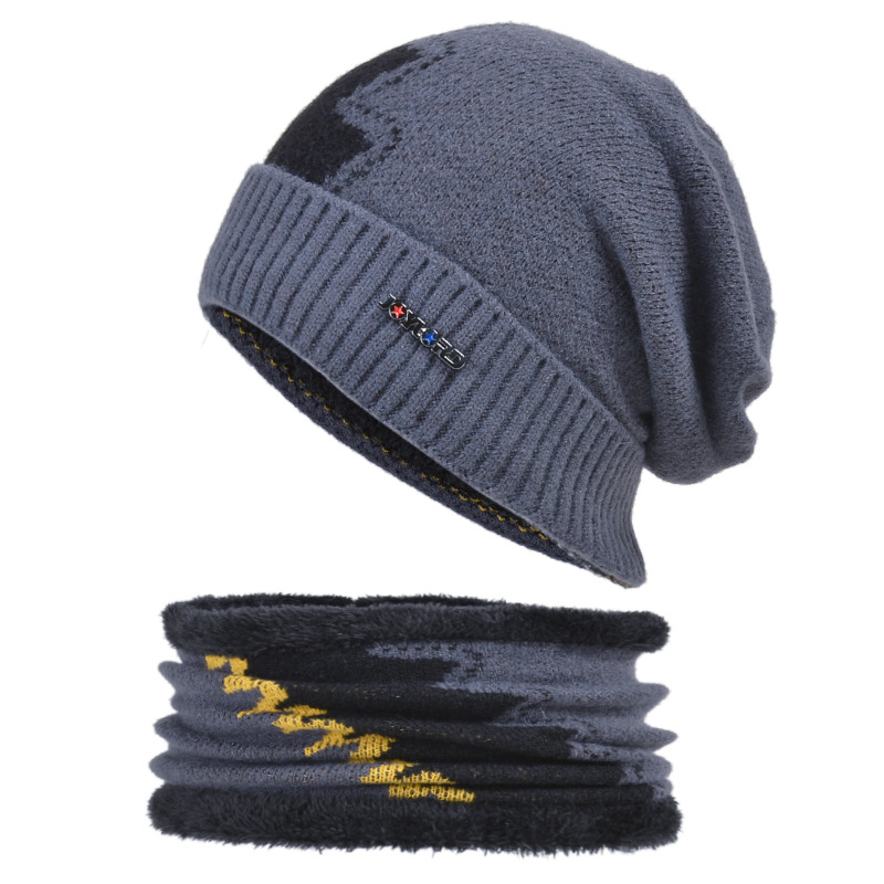 Men's Fleece Warm Neck Set for Autumn/Winter