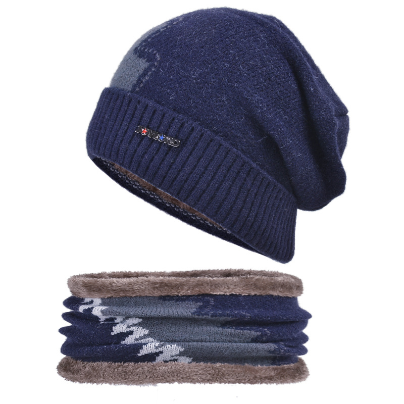 Men's Fleece Warm Neck Set for Autumn/Winter