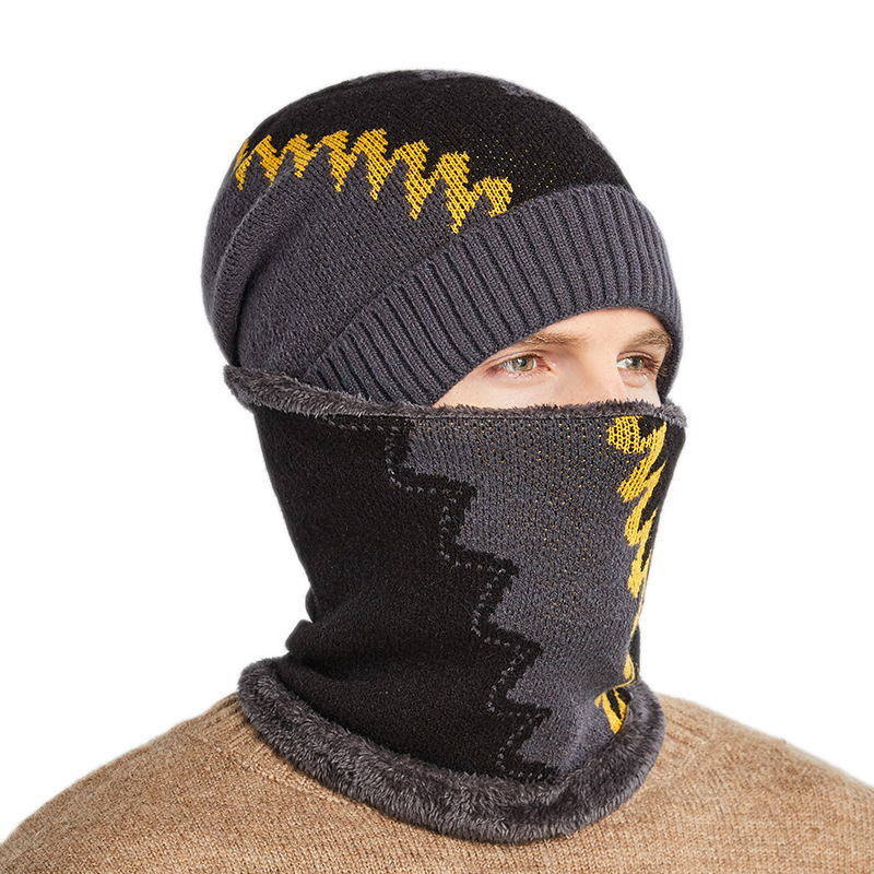 Men's Fleece Warm Neck Set for Autumn/Winter