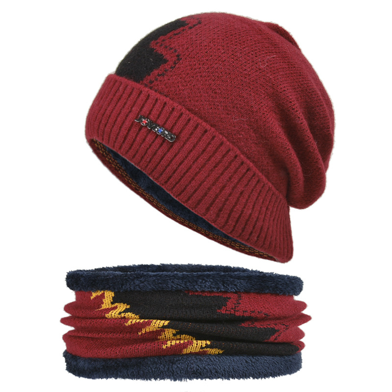 Men's Fleece Warm Neck Set for Autumn/Winter