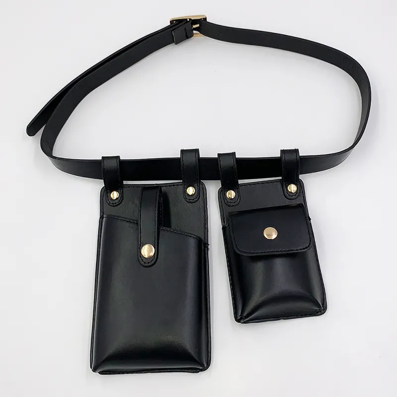 leather pocket belt