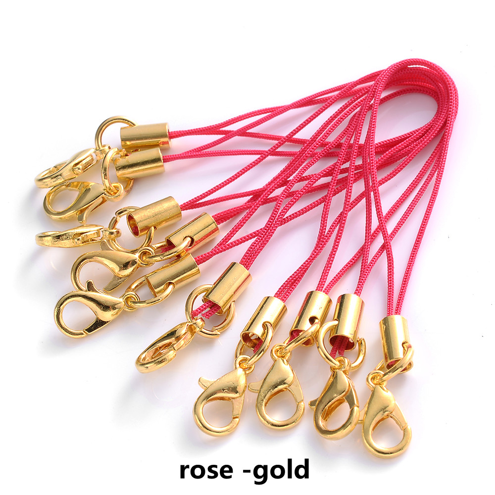 100 or 500 Pieces: 7 x 12 mm Light Rose Gold Lobster Claw Clasps –  Guerrilla Charm