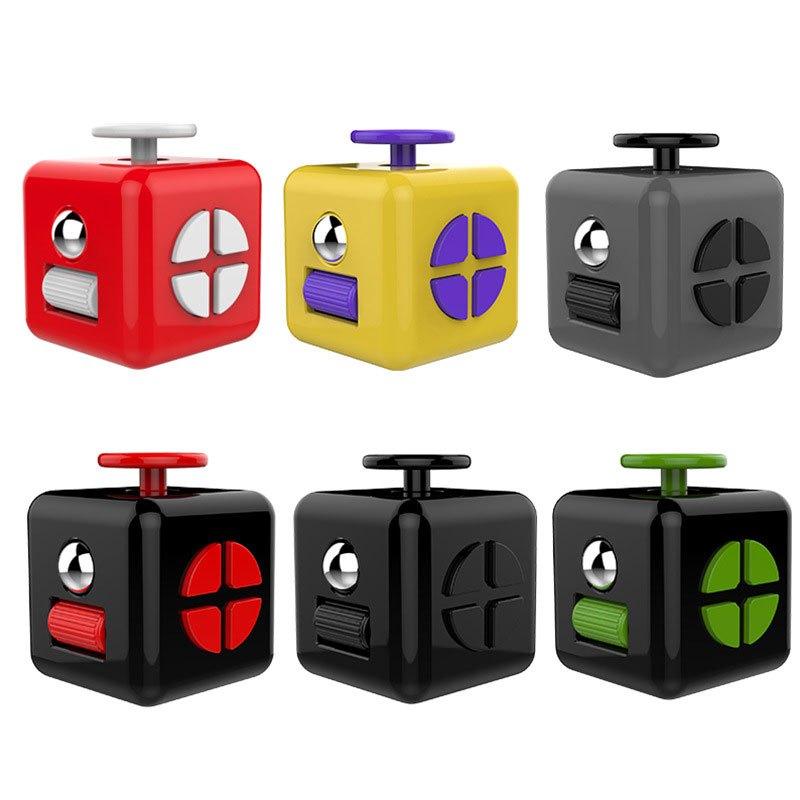 Toy Cube Anti stress Relief Decompression Dice Fidget Toys - Temu