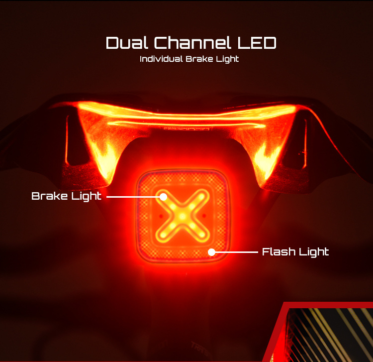 Enfitnix Cubelite Iii 3 Auto Brake Road Bike Rear Light Smart Sensor