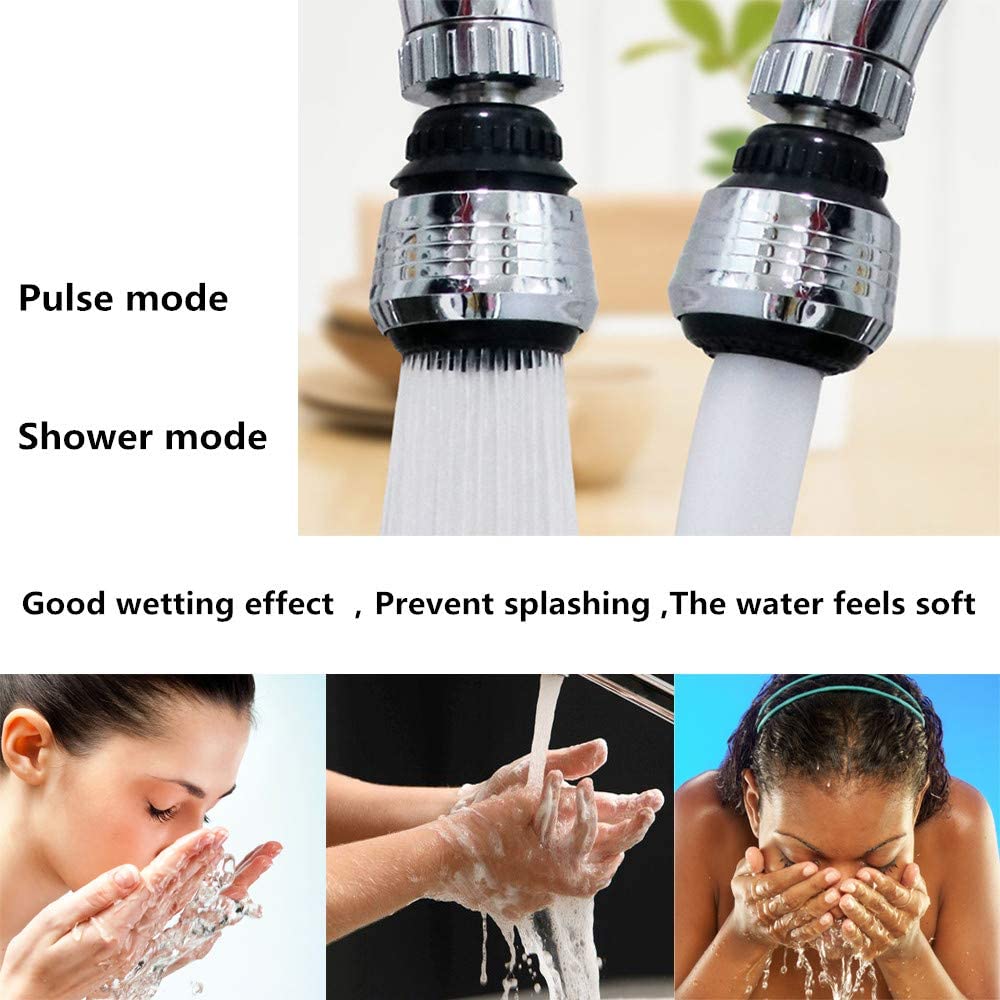 Rallonge de robinet flexible à 360° -Pour salle de bain et cuisine en plein  air(