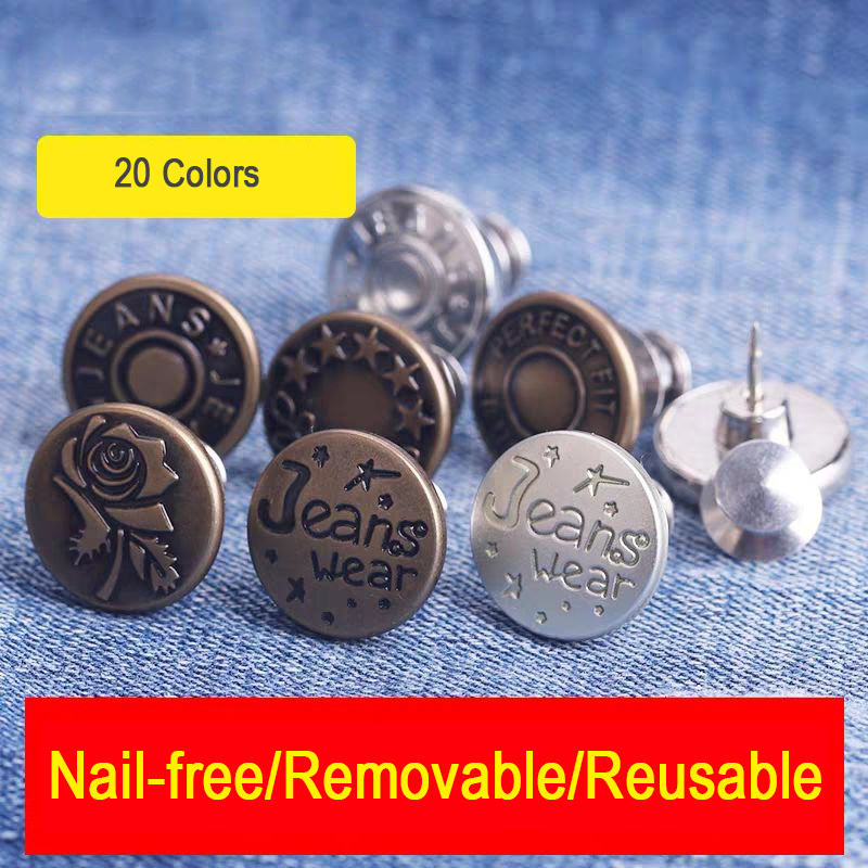 Easyfit Retractable Jeans Button No More Hassle With Loose - Temu