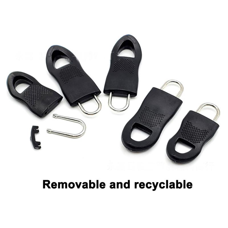 Tool-Free Detachable Stylish Zipper Pull Zip Cord Tab Bag Suitcase