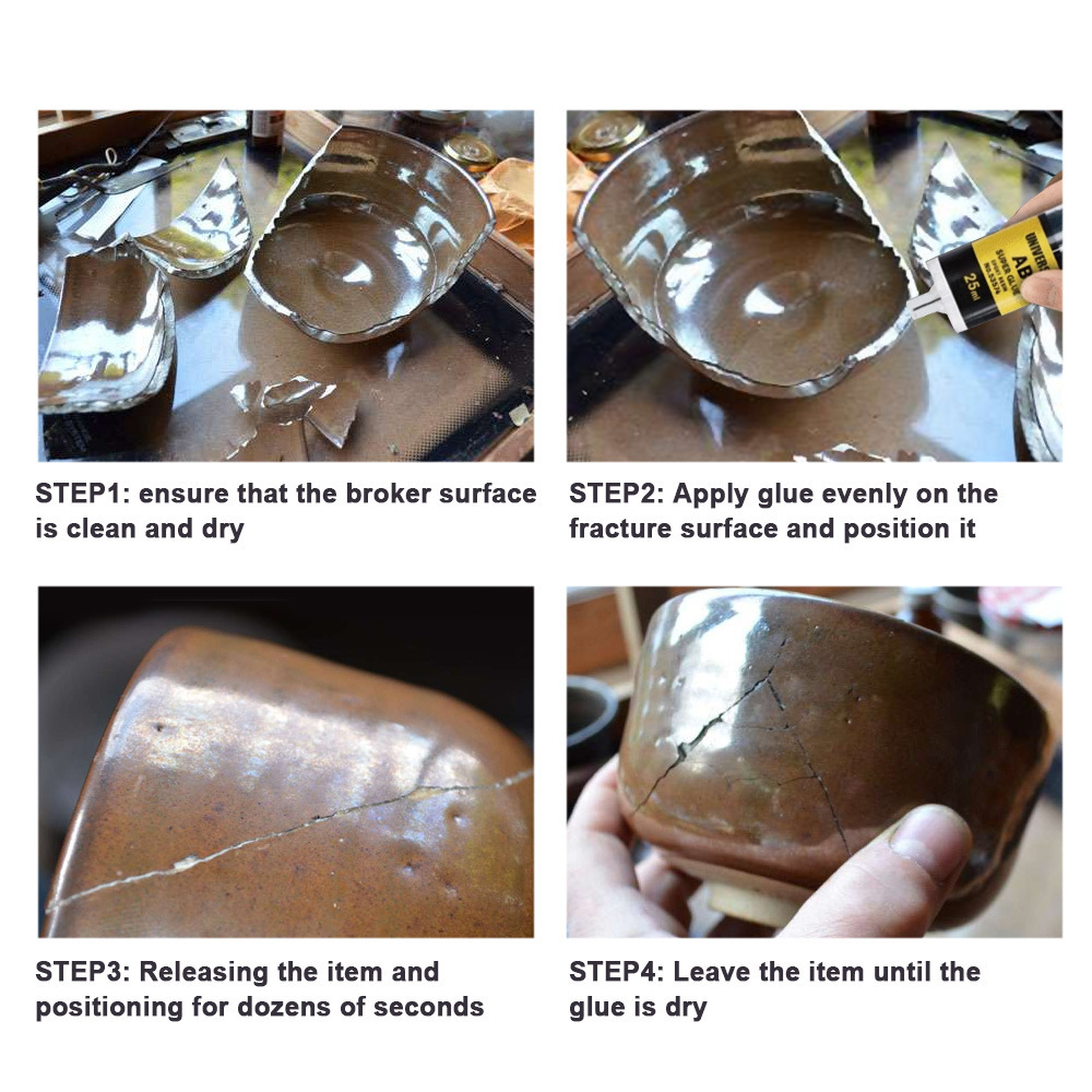 25ml Epoxy Resin AB Glue Quick Drying Adhesive Strong Repair Universal
