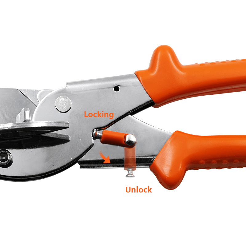 Terizger Multi Angle Miter Shears with 45-135 Degree Adjustable, Quarter  Round Cutting Tool, (With 2