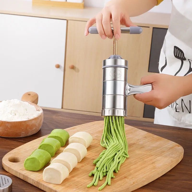 Stainless Steel Noodle Maker,Manual Pasta Machine Stainless Steel Pasta Maker Pasta Press Noodle Machine, Kitchen Aid Asseccories Pasta Tools