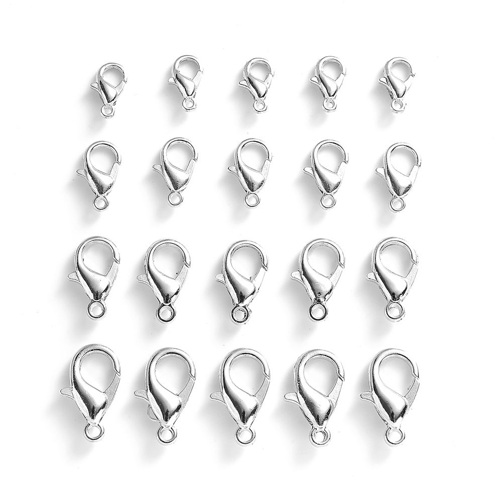 Stainless Steel Lobster Clasp - 30pcs 16mm Metal Lobster Clasps