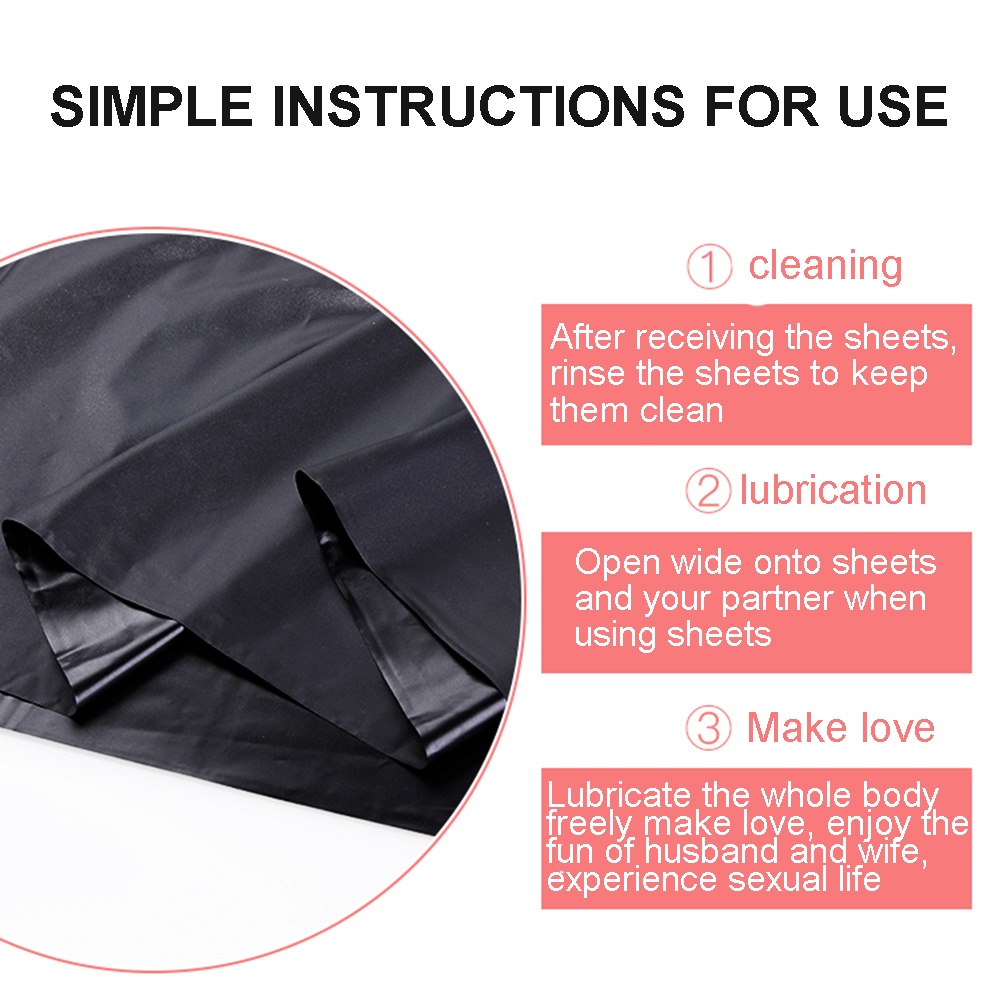 Waterproof Adult Sex Bed Sheets For BDSM Sex Game Lubricants