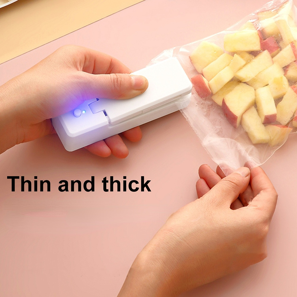 Mini Sealing Machine Snack Plastic Bag Sealer Hand Pressure Heat