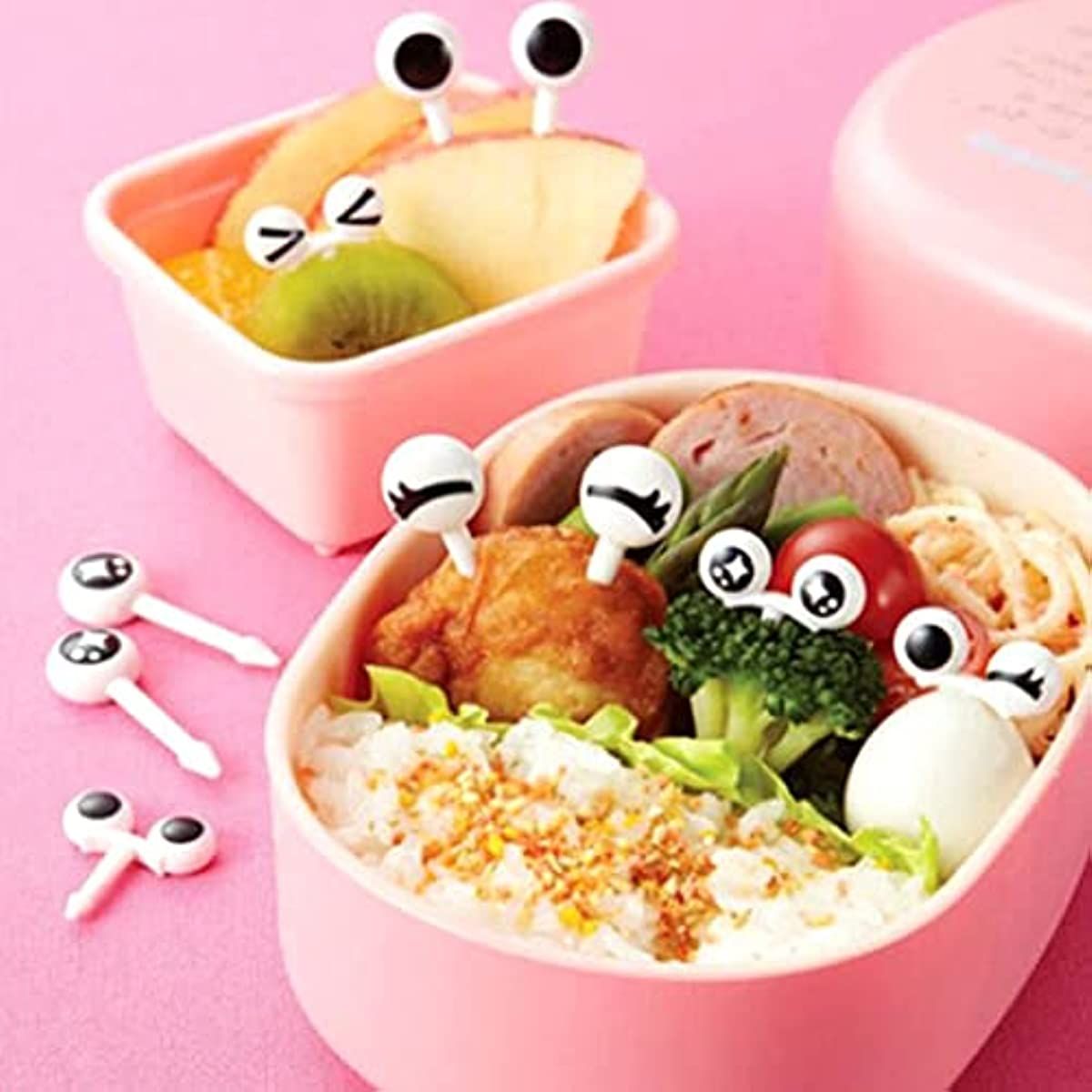10pcs Fruit Fork Mini Eye Reusable Cute Dessert Forks For Cartoon Funny  Lunch Bento Box Accessories Kitchen Accessories | Shop Now For Limited-time  Deals | Temu