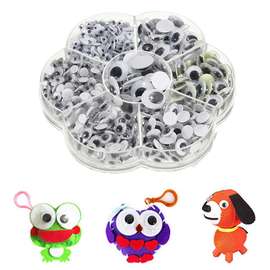 500pcs set universal 4 5 6 7 8 10 12mm total mixed googly eyes diy scrapbooking for bear stuffed toy doll parts
