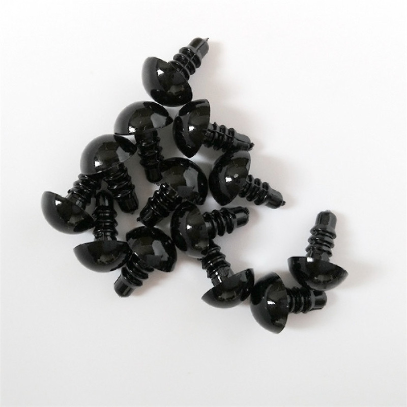 Baby Products Online - Plastic Safety Eyes and Nose, 6-12mm Black