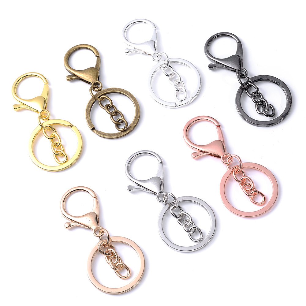 80/40/20PCS Lobster Clasp Keychain Rings For Crafts, Keychain Purse  Hardware and Jewelry Making (20PCS includes:10Pcs Keychain Hooks and 10Pcs  Key Rings, 40PCS includes:20Pcs Keychain Hooks and 20Pcs Key Rings