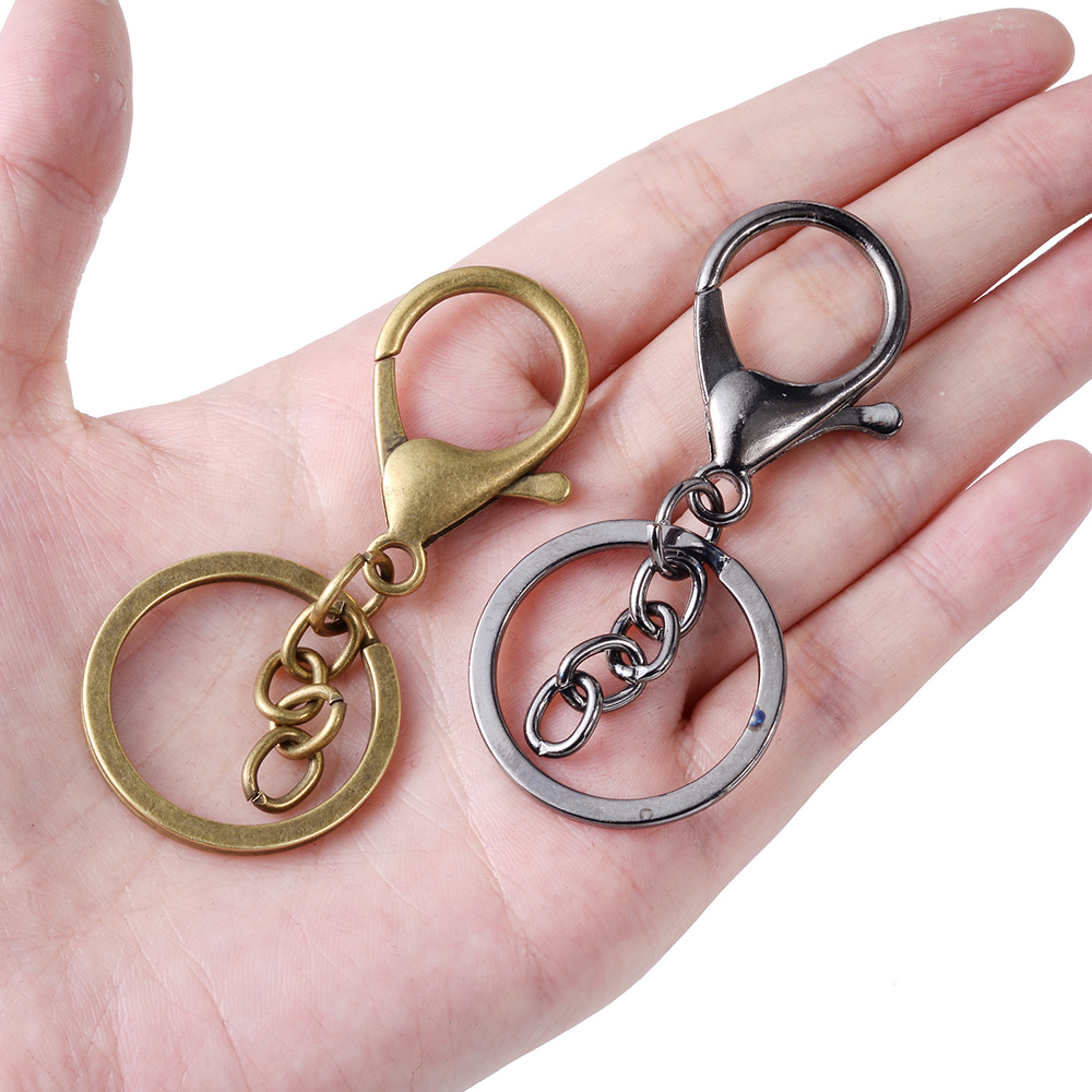 10/50Pcs Premium Quality Key Ring Keychain Lobster Clasp Hook Keyrings For  Jewelry Making Finding Diy Chains Accessories - Yahoo Shopping