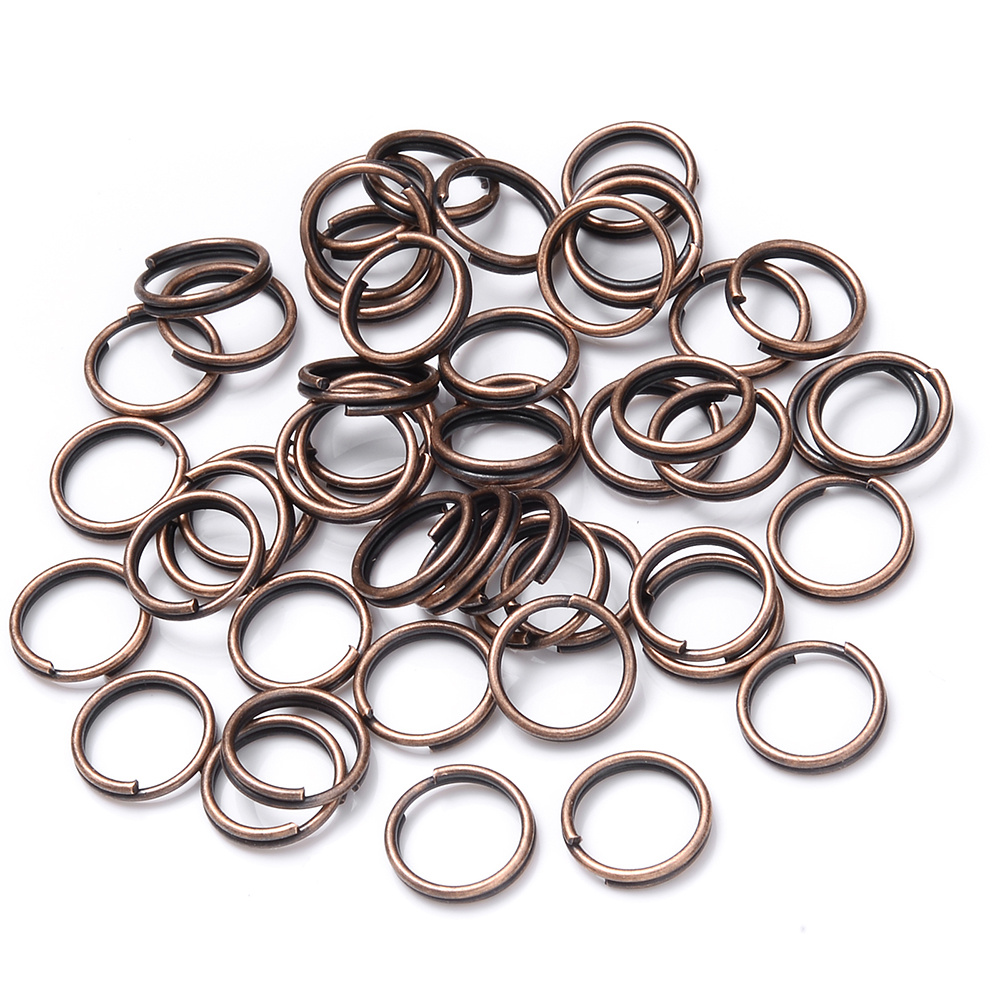 Key Ring Set 20 Keyrings Chain Link Metal Key Ring Hoops 100 Open Jump  Rings + 100 Screw Eye Pins 24mm Split Key Ring For DIY Keyring Crafts  Jewellery