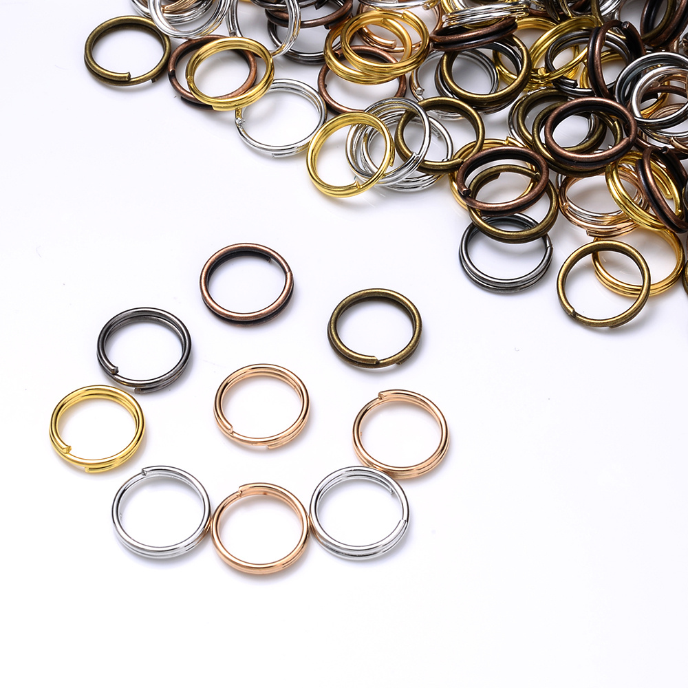 100pcs/Lot 14mm Stainless Steel Open Jump Rings Split Rings Connector for  Jewelry Making Findings Accessories Supplies 14 Sizes (1.2 x 14mm-100pcs)