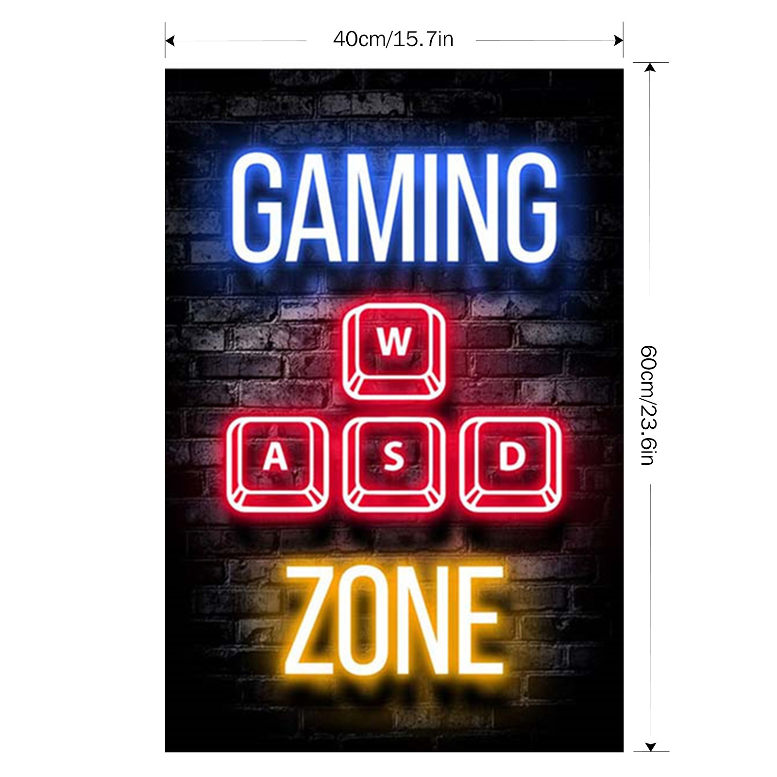 Art Poster WASD Gaming Zone