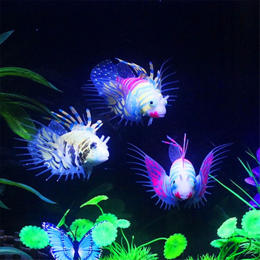 Aquarium Accessories Aquarium Decor Animal Landscaping Ornament Tank  Glowing Effect Fish Aquarium accessories 