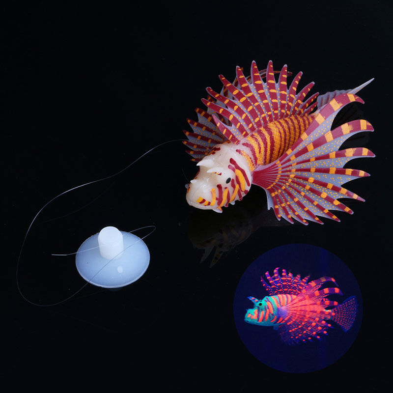 Silicone Artificiale Finto Pesce, Decorazione Paesaggio Serbatoio