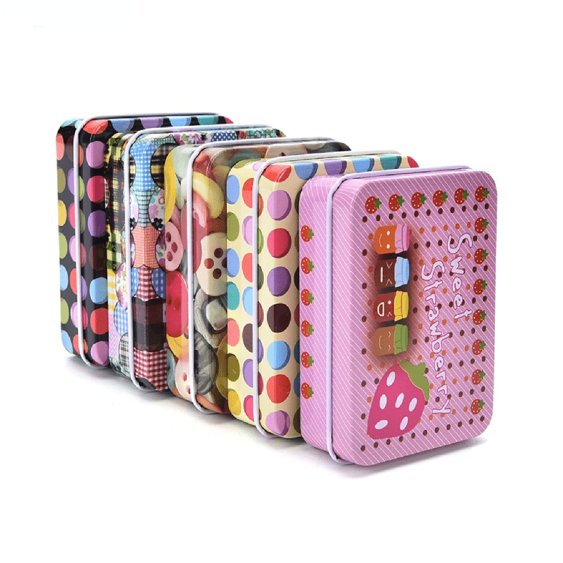 SHOWERORO Box Sublimation Candy Tin Box Storage Box with Lid Cake Container  Candy Containers Gift Tin Pen Pencil Case Sublimation Metal Box Small Tin  Box Tinplate Trinket Box Gift Container - Yahoo