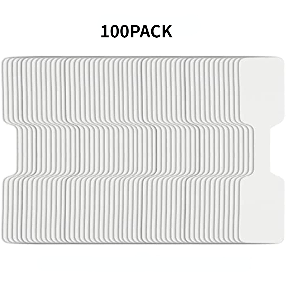 100pcs Paper Price Tags Stickers Jewelry Blank Brand Labels Ring Necklace  Display Card Packaging Self-Sticker