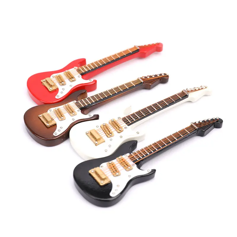 YEmirth Modèle de guitare miniature, présentoir d'instruments de