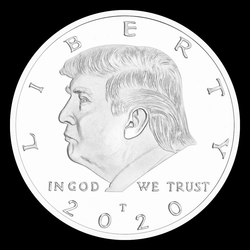 45 47 Coin Aizics Mint Donald Trump 45 47 Gold Challenge Coin - 24kt Gold  Plated Collectible With Protective Case Collectible Political Coin