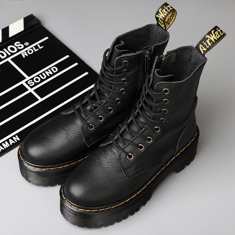 short lace up combat boots