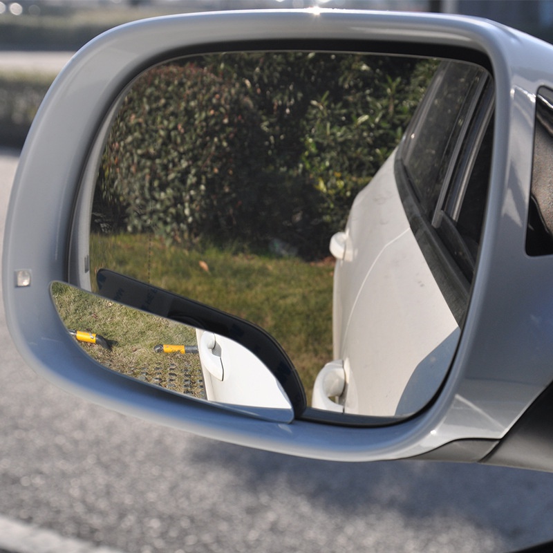  Espejos de punto ciego Lente gran angular para tráfico al aire  libre, espejo panorámico, seguridad de tráfico interior y exterior, gran  angular, espejo de punto ciego, estacionamiento convexo, entradas de  vehículos