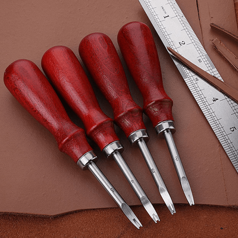 4 Sizes Practical Leather Craft Edge Beveler Beveling - Temu